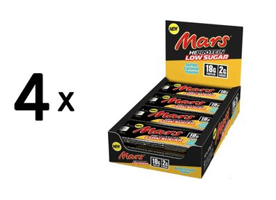 4 x Mars Protein Mars Low Sugar High Protein Bar - Salted Caramel (12x57g) Salted Car