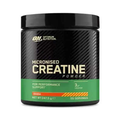 Optimum Nutrition Micronised Creatine Powder - flavoured (247.5g) Orange