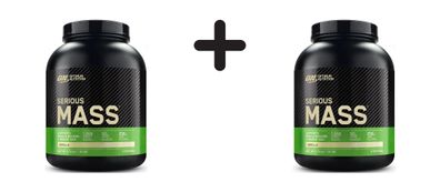 2 x Optimum Nutrition Serious Mass (6lbs) Vanilla