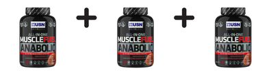 3 x USN Muscle Fuel Anabolic (2000g) Chocolate