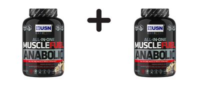 2 x USN Muscle Fuel Anabolic (2000g) Cookies and Cream