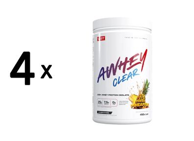 4 x VAST AWhey Clear (450g) Fresh Pineapple
