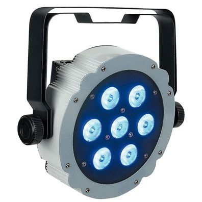Showgear Compact Par 7 Tri 7x 3 W RGB LED PAR - grau