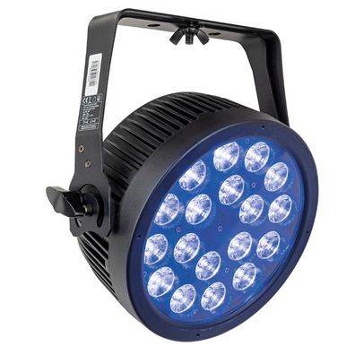 Showgear Compact Par 18 Q4 18x 7 W RGBW LED PAR - schwarz