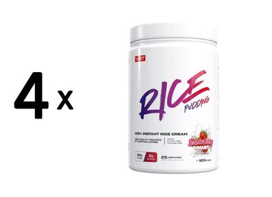 4 x VAST Instant Rice Pudding (900g) Strawberry Yogurt
