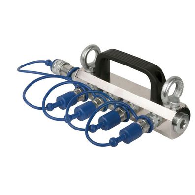 Showtec CO2 3/8 Q-Lock 4-way Distributor Geschlossenes System