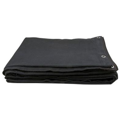Showgear Backdrop Stagemolton 320 g/m² Schwarz - 300 x 450 cm (B x H)