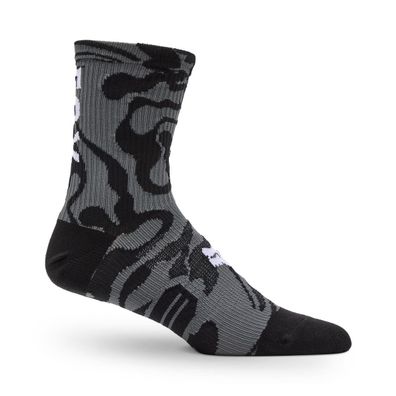FOX Bike Socken 6" Ranger Frequency black - Größe: S/M (39-43)