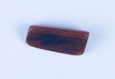 Perle "Dreieck" - dunkles Holz - 27 x 14 x 10 mm