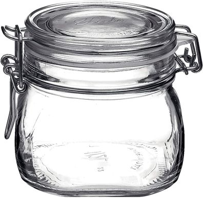 DOSEN-ZENTRALE Drahtbügelglas Fido 560ml Vorteilsset 6 Stück 121590 8004360007961