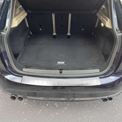 Ladekantenschutz Stoßstangenschutz für BMW 2er F45 2014-2021 Edelstahl Silber