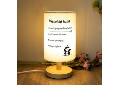 KAAYEE Geschenke für Frauen, Leinen-Tischlampe, Gute-Besserung-Geschenke
