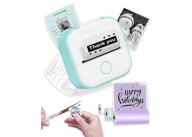Phomemo Mini-Drucker T02, Handy-Fotodrucker für Mobile