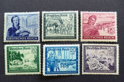 Deutsches Reich MiNr. 888-893 postfrisch** (AK 535)