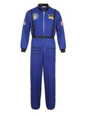 Astronautenkostüm Raumanzug für Erwachsene Cosplay Kostüme Reißverschluss Halloween