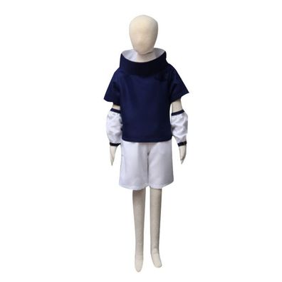 Naruto Sasuke Uchiha Cosplay Kostüme Set Kinder Halloween Showanzug für Animefans