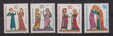 Berlin 1970 postfrisch Michel-Nr. 354-357 Minnesänger