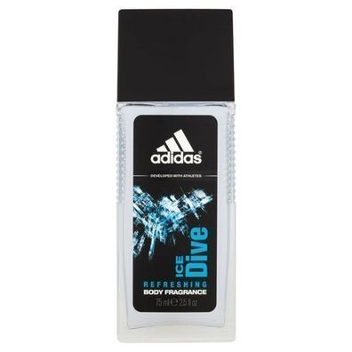 Adidas Ice Dive Erfrischender Deo-Spray fuer Herren, 75 ml