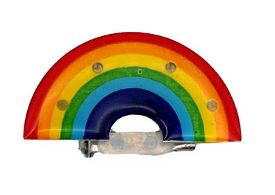 Blinky LED Anstecker Rainbow Regenbogen Karneval Party Pride