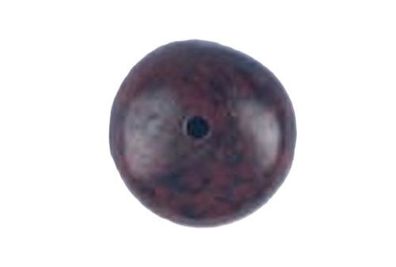 Perle "Kugel" - dunkel marmoriert - 25 x 20 mm