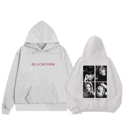 Unisex Kpop Blackpink Pink Venom Merch Kapuzenpullover Damen Fanchant Hoodie Pullover