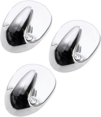 Westmark 3 Klebehaken Trapez, verchromt 5301238C
