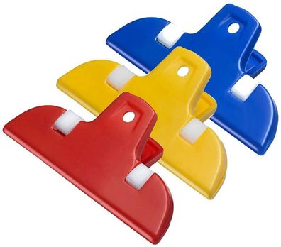 Westmark Beutel-Clips Kunststoff 7x3,5x2,3cm farbig sortiert 3Stück 1 Stck. 179836