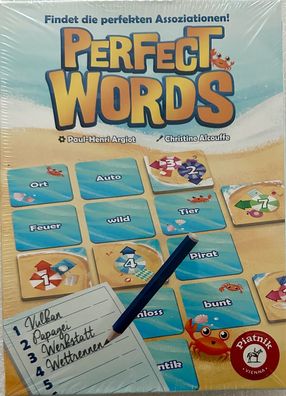 Perfect Words Piatnik Familienspiel Brettspiel Legespiel Partyspiel Kartenspiel