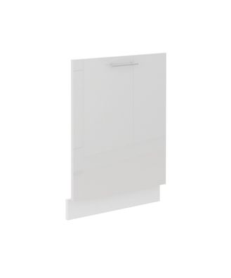 Frontblende 60cm MDF Weiß Hochglanz 60er Geschirrspülerfront Blende vollintegriert