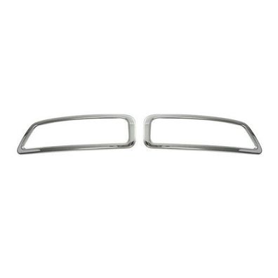 Stoßstangen Diffusor Auspuffrahmen für Peugeot 3008 2016-2025 Edelstahl Silber