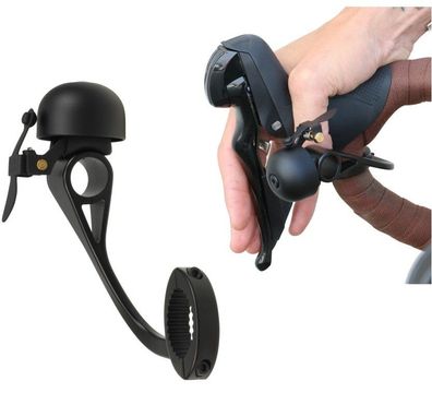 Crane Bell ENe SBR Fahrradklingel allblack schwarz Rennrad Gravel Drop Bar Mount