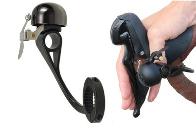 Crane Bell ENe SBR Fahrradklingel neoblack Rennrad Gravelbike Drop Bar Mount