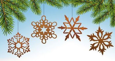 Edelrost Schlitten zur Wahl Rost Metall Garten Deko Türkranz Weihnachten Advent