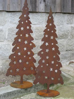2er Set Edelrost Hirsch Rentier Garten Beetstecker Weihnachten Christmas shabby