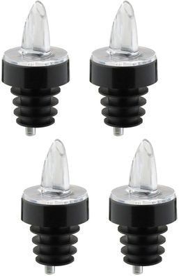 Westmark 4 Ausgießer »Jet-Pour«, transparent, mit Deko-Ring 4122248G