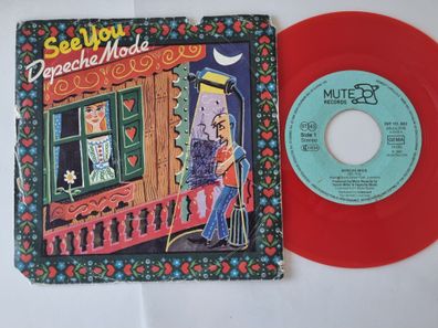 Depeche Mode - See You 7'' Vinyl Germany/ RED VINYL/ WORN COVER