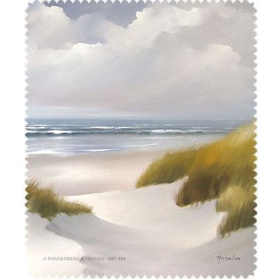 Brillenputztuch "Düne mit Wolken" RBT409