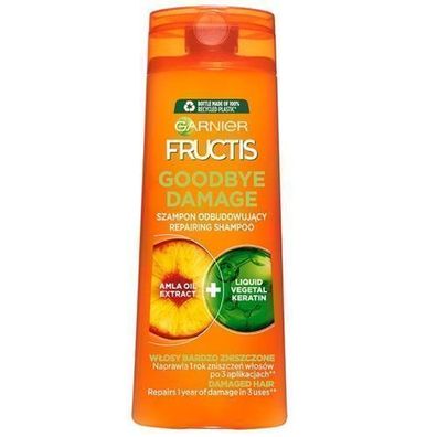 Garnier Fructis Goodbye Damage Shampoo, 250 ml - Reparatur fuer geschaedigtes Haar