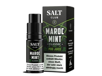 Salt Club - Flavorist Maroc Mint - Nikotinsalz Liquid