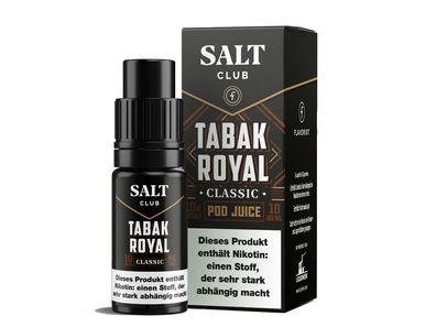 Salt Club - Flavorist Tabak Royal - Nikotinsalz Liquid