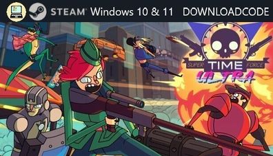 NEU PC Computer Spiel Super Time Force Ultra für Windows 10 11 STEAM Download