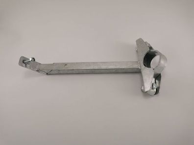Stützradstrebe, für Ø 60 mm Stützrad, mit Klemmbock, verstellbar, Stahl verzinkt