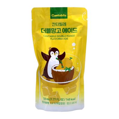 Cantabile Double Mango Flavored Ade aus echtem Mangopüree 230ml