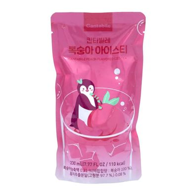 Cantabile Peach Ice Tea fruchtiger Geschmack reifer Pfirsich 230ml