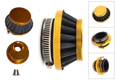 Hochleistungs Luftfilter Sportluftfilter 47cc 49cc Miniquad Dirtbike gold N18C P