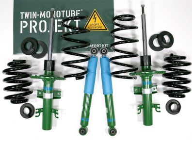 Twin Monotube Höherlegungsfahrwerk für T5 Bilstein B6 Komfort Standard -949kg