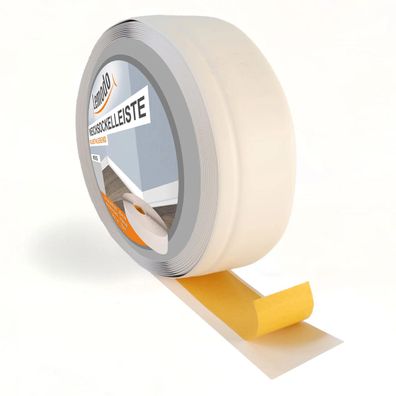 Weichsockelleiste selbstklebend, Sockelleiste auf der Rolle