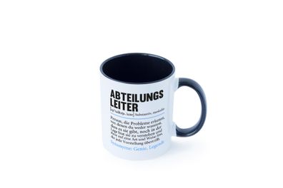 Abteilungsleiter | Spruch lustig | Führungskraft Tasse - Geschenk