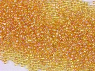 17g Rocailles - gold Regenbogen - 2,0 mm