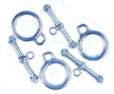 runder Knebelverschluß für Ketten und Armbänder